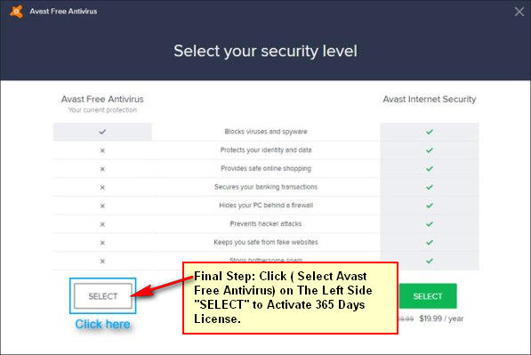 avast free antivirus activation code for older versions