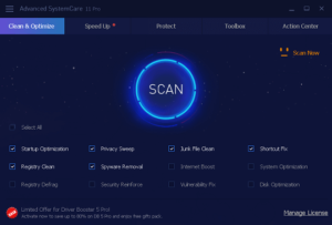 IObit Advanced SystemCare Pro 11 License Key Free Download