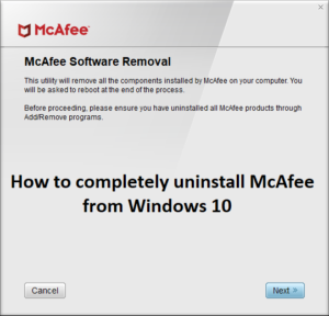 How to Completely Uninstall McAfee from Windows 10 - Step by Step