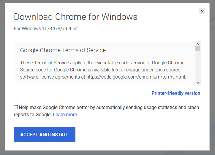 dowload chrome for pc windows 7 64 bit