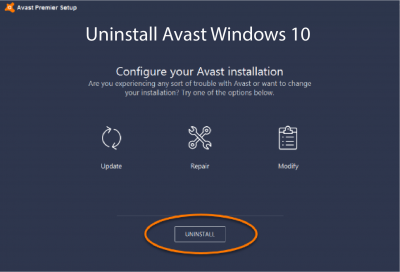how to uninstall avast antivirus in windows 7 home