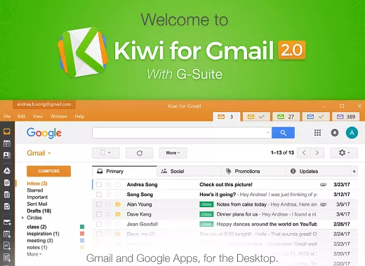 Kiwi for Gmail License Key Free for 1 Year