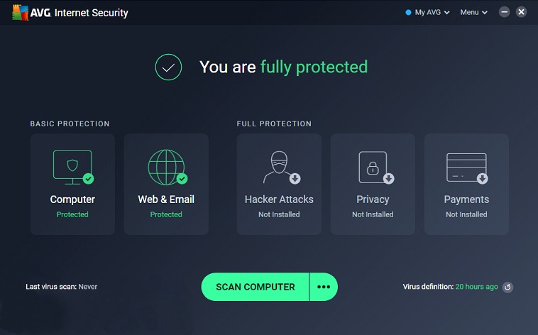 AVG Internet Security 2020 Activation Code