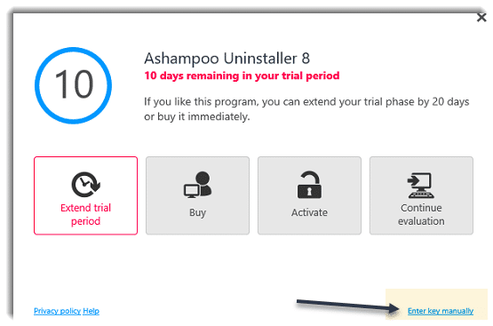 Ashampoo UnInstaller 8 License Key Free Download