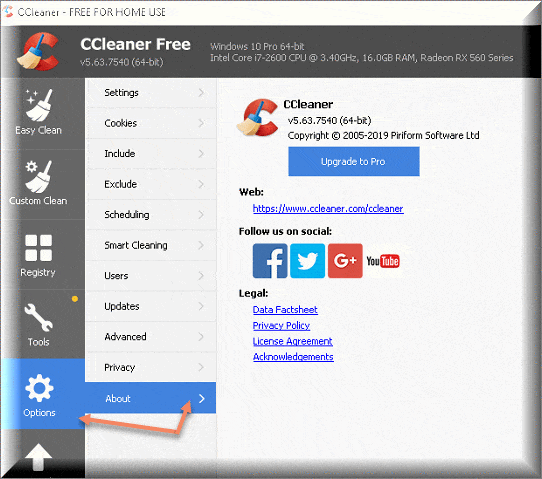 CCleaner Professional License Key