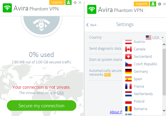 aviras vpn free download