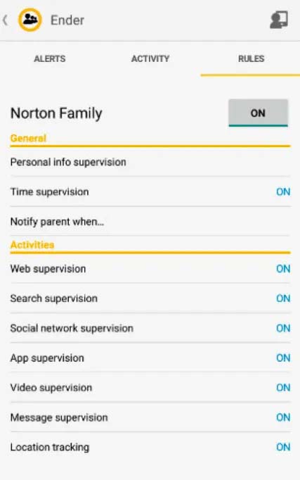 Norton Family Free for 6 Months License - Cloud Based Parental Control