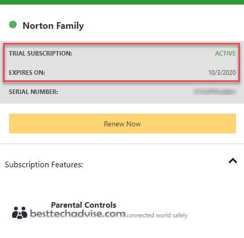 Norton Family Activation
