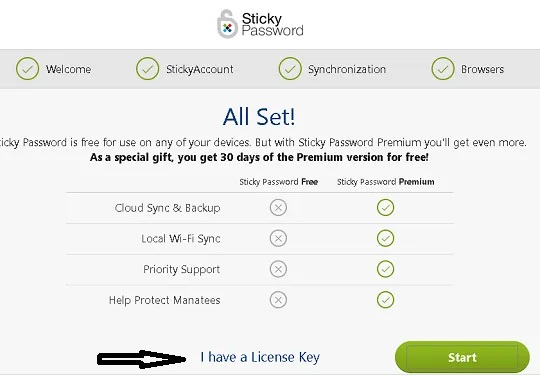 Sticky Password Premium 8.4 License Key Serial 1 Year Free Download