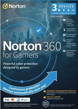 Norton 360 for Gamers 90 Days Free Trial 2022