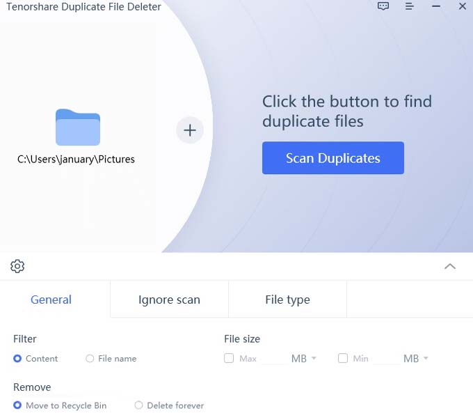 Tenorshare Duplicate File Deleter License Key Free for 1 Year