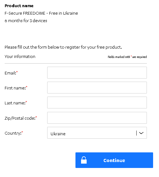 How to complete the registration