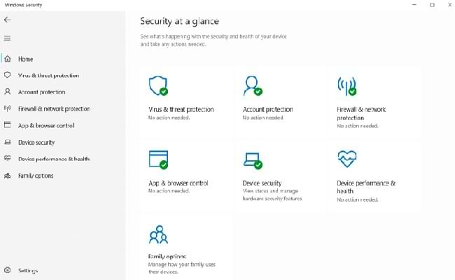 Windows Defender Security Protection