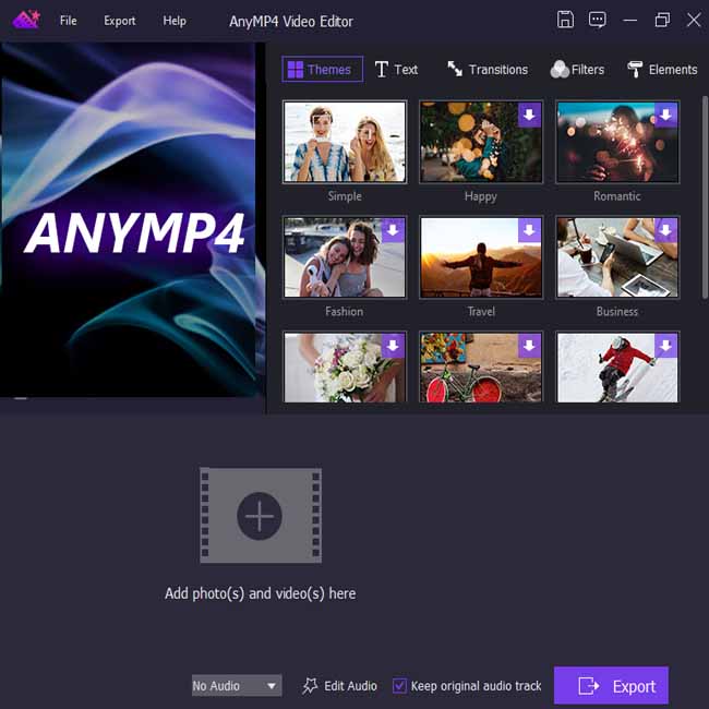 AnyMP4 Video Editor License Key Free