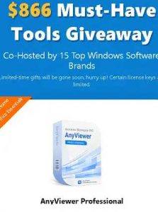AnyViewer Professional & Top Windows Softwares Giveaway [2022]